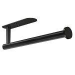 Under Cabinet Paper Towel Holder - Black Stainless Steel