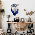 Handmade Evil Eye Dream Catcher Wall Hanging Decor