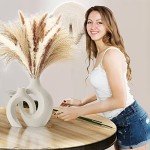 White Ceramic Vase Set for Home Décor