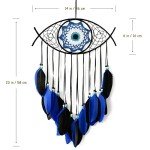 Handmade Evil Eye Dream Catcher Wall Hanging Decor