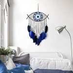 Handmade Evil Eye Dream Catcher Wall Hanging Decor