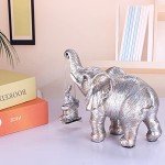 Lucky Silver Elephant Statue for Home & Office