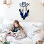 Handmade Evil Eye Dream Catcher Wall Hanging Decor
