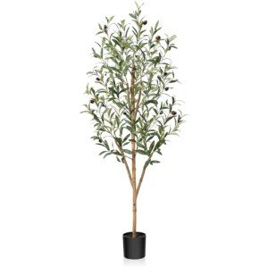 Lifelike 1.2m Artificial Olive Tree for Home