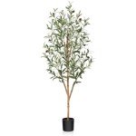 Lifelike 1.2m Artificial Olive Tree for Home