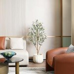 Lifelike 1.2m Artificial Olive Tree for Home