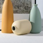 Modern Ceramic Vase Set of 3 for Home Decor