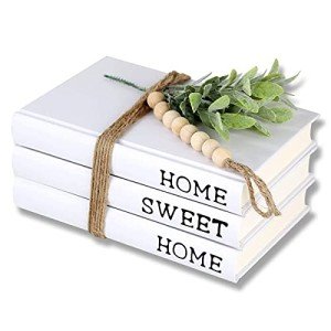 White Decorative Books for Modern Home Decor