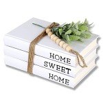 White Decorative Books for Modern Home Decor