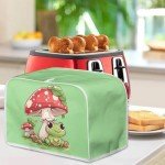 Cute Green Frog Toaster Cover for 4 Slices
