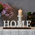 Boho Wooden Table Signs for Home Decor