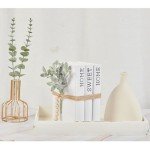 White Decorative Books for Modern Home Decor