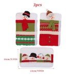 Snowman Refrigerator Door Handle Covers - 3 Pack
