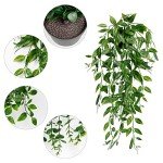 3-Pack Artificial Hanging Plants for Home Decor