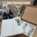 Resin Thinker Statue Set - Abstract Home Decor