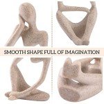 Resin Thinker Statue Set - Abstract Home Decor