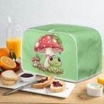 Cute Green Frog Toaster Cover for 4 Slices