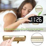 SZELAM LED Alarm Clock with USB Charging Ports