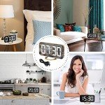 SZELAM LED Alarm Clock with USB Charging Ports