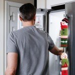 Snowman Refrigerator Door Handle Covers - 3 Pack