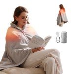 ZIREOT Soft Wearable Shawl Blanket for Cold