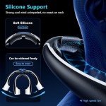 Portable Neck Fan: Rechargeable, High-Speed, 4 Speeds