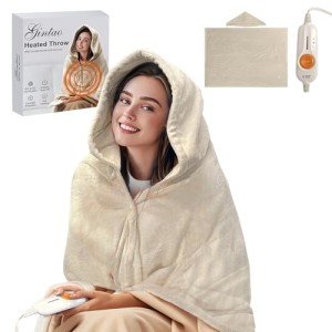 Gintao 50"x60" Wearable Heated Blanket Throw