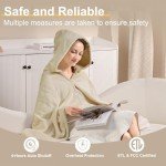Gintao 50"x60" Wearable Heated Blanket Throw
