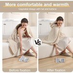 Gintao 50"x60" Wearable Heated Blanket Throw