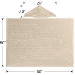 Gintao 50"x60" Wearable Heated Blanket Throw