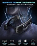 Hands-Free Bladeless Neck Fan with 360° Cooling