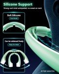 Portable Neck Fan with 4 Speed Cooling - Green