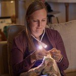 Wearable Knitting Light with Adjustable Brightness