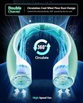 Portable Neck Fan with 4 Speed Cooling - Green