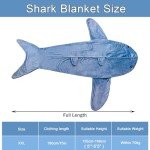 Cozy Shark Blanket Onesie for Adults and Kids