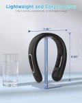 Hands-Free Bladeless Neck Fan with 360° Cooling