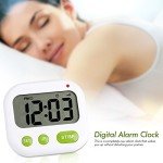 Compact Vibrating Alarm Clock with Music Timer