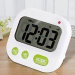 Compact Vibrating Alarm Clock with Music Timer