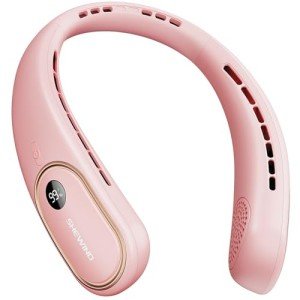 Bladeless Portable Neck Fan with LED Display