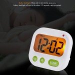 Compact Vibrating Alarm Clock with Music Timer