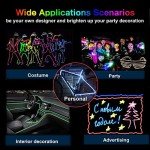 Neon EL Wire 5 Pack - 9ft Battery Operated