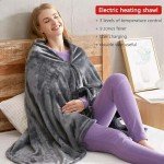 USB Heated Shawl Blanket with 3 Heat Settings