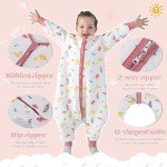 Dinosaur Toddler Sleep Sack with Feet – Pink 3-4T