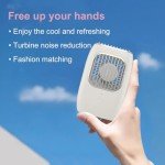 KISPISS USB Rechargeable Handheld Neck Fan