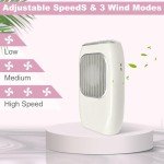 KISPISS USB Rechargeable Handheld Neck Fan