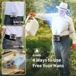 Portable 20000mAh Wearable Clip-On Waist Fan