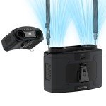 20000mAh Wearable Portable Waist Fan with 10 Speeds