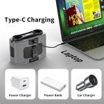 Portable 20000mAh Wearable Clip-On Waist Fan