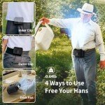 20000mAh Wearable Portable Waist Fan with 10 Speeds