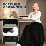 Cordless Electric Heated Blanket with 8 Zones